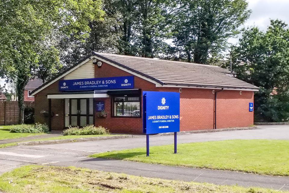 James Bradley & Sons Funeral Directors in Wythenshawe, Manchester.