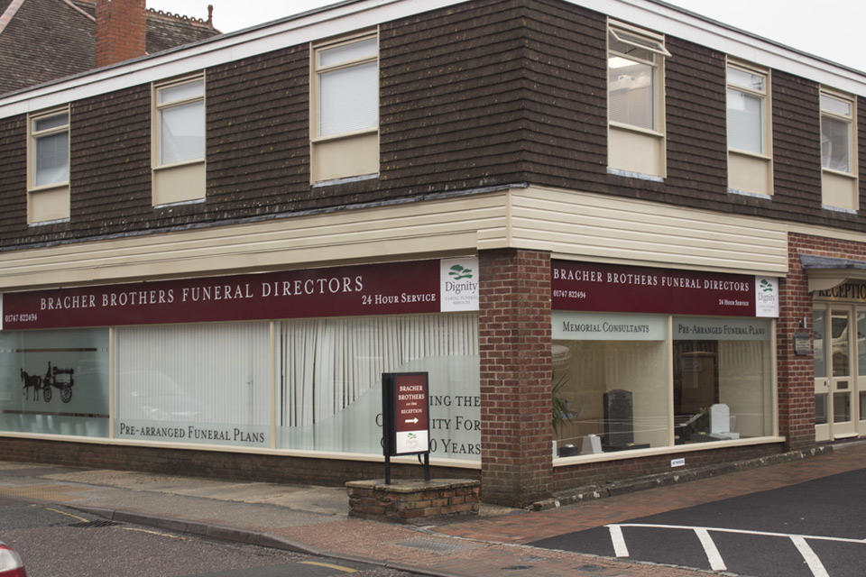 Bracher Brothers Funeral Directors in Gillingham, Dorset.