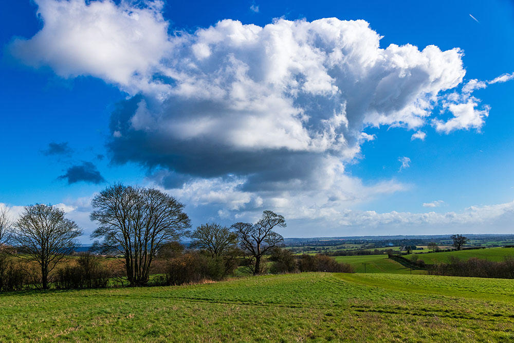 Low land around the Pegsdon hills