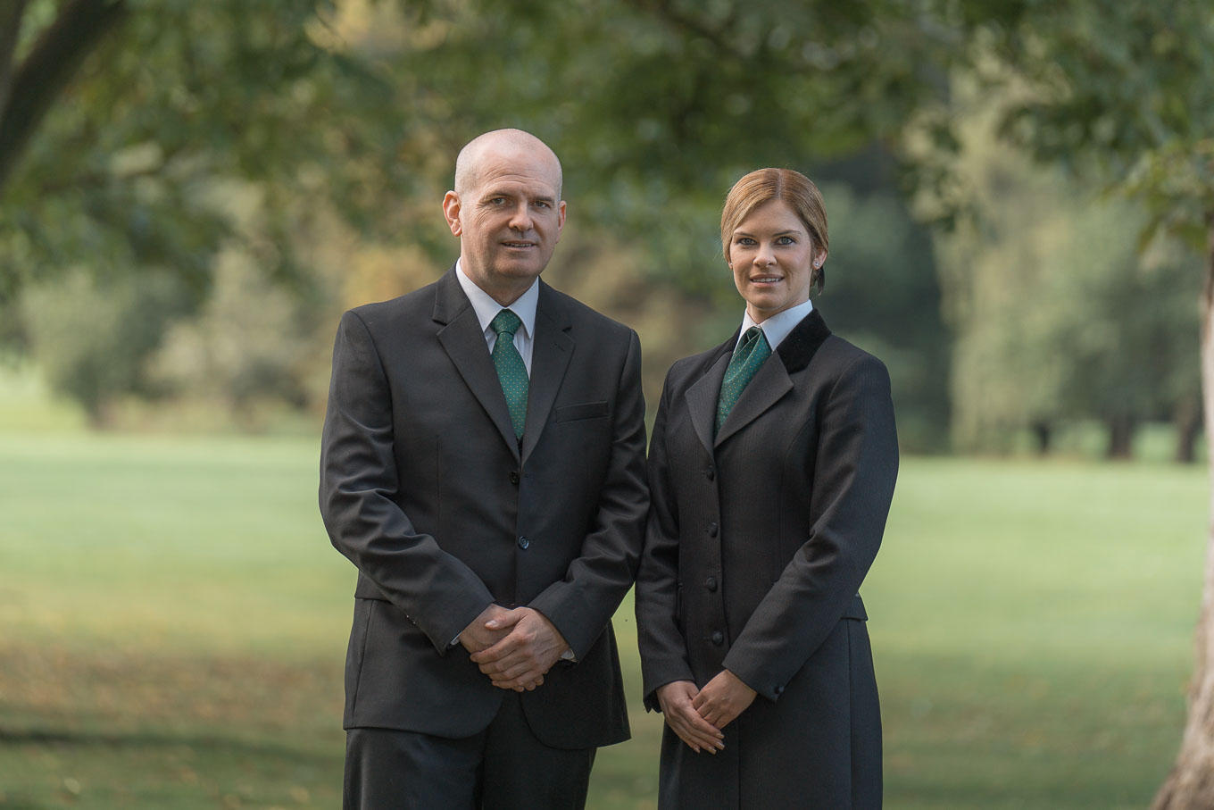 Funeral Directors Standing